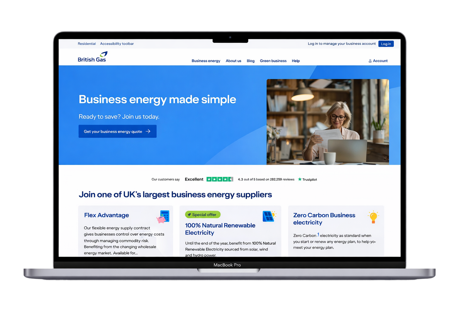 British Gas Business project preview