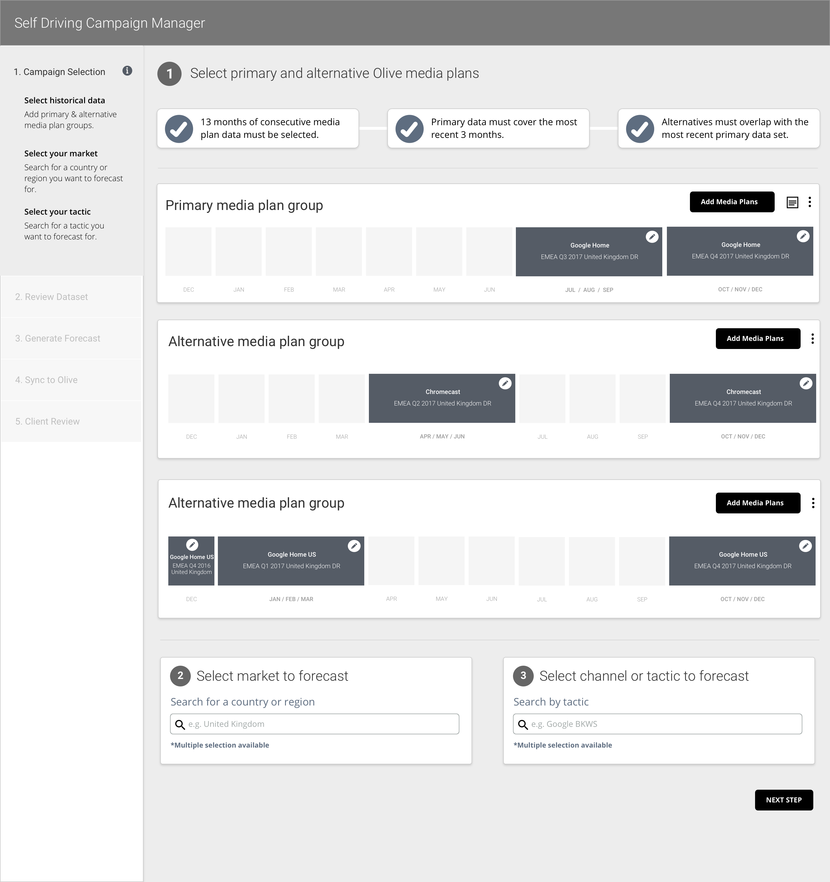 Plan-comparison states support discussion of selection and review.